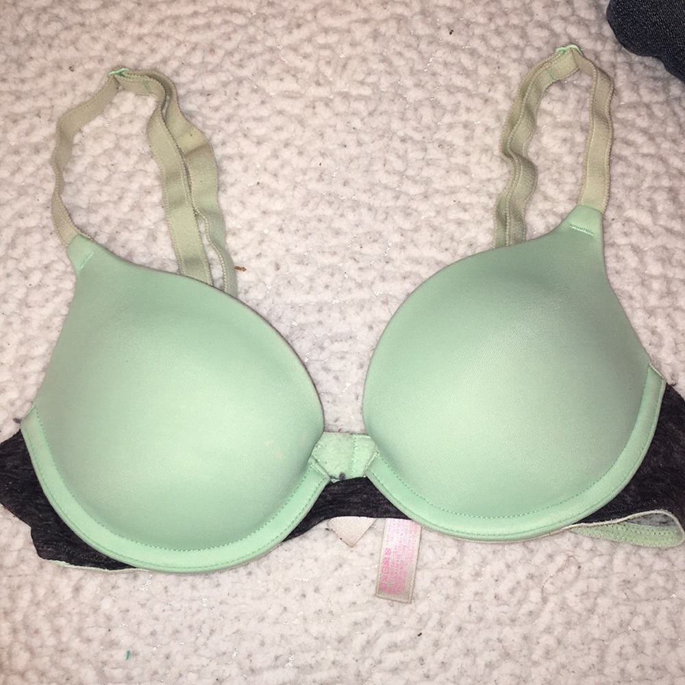 Pink Victoria’s Secret bra